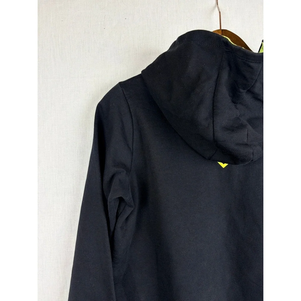 LC Waikiki Boys 11Y Black‎ Dont Give Up Graphic Hoodie Neon Yellow  Pullover